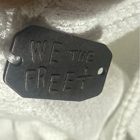 Free People We The Free Blossom Thermal Waffle Top Paisley Ballon Sleeve Size M - Picture 9 of 12